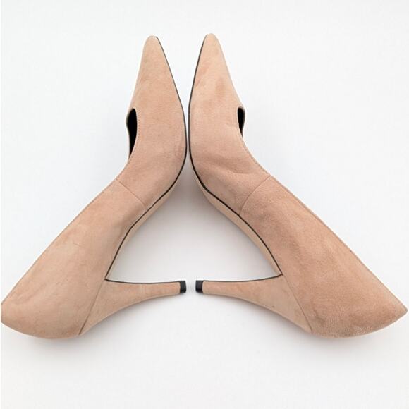 Nordstrom Lexxy Pointed Toe Heel Pumps Women's Tan Light Size US8M EU39 - Picture 5 of 11